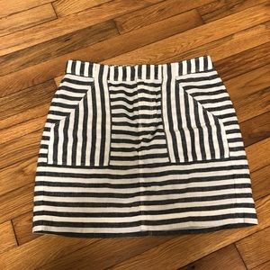Madewell Striped Skirt